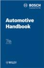 Image for Bosch Automotive Handbook