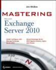 Image for Mastering Microsoft Exchange Server 2010
