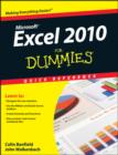 Image for Excel 2010 For Dummies Quick Reference