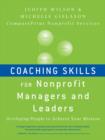 Image for Coaching skills for nonprofit managers and leaders: developing people to achieve your mission