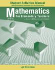 Image for Mathematics for elementary teachers  : a contemporary approach: Student activity manual