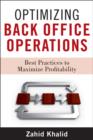 Image for Optimizing Back Office Operations