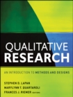 Image for Qualitative research  : an introduction to methods and designs