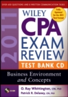 Image for Wiley CPA Exam Review 2011 Test Bank CD : Business Environment and Concepts
