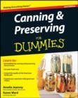 Image for Canning &amp; preserving for dummies