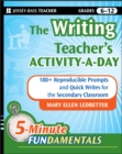 Image for The writing teacher&#39;s activity-a-day: 180+ reproducible prompts and quick-writes for the secondary classroom