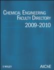 Image for Chemical engineering faculty directory  : 2009-2010
