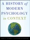 Image for A history of modern psychology in context
