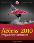 Image for Access 2010 Programmer&#39;s Reference
