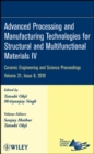 Image for Advanced Processing and Manufacturing Technologies for Structural and Multifunctional Materials IV, Volume 31, Issue 8