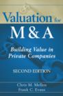 Image for Valuation for M &amp; A  : building value in private companies