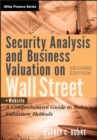 Image for Security Analysis and Business Valuation on Wall Street: A Comprehensive Guide to Today&#39;s Valuation Methods