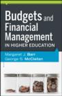 Image for Budgets and financial management in higher education