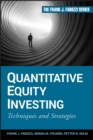 Image for Quantitative equity investing: techniques and strategies