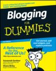 Image for Blogging for Dummies