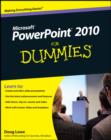 Image for PowerPoint 2010 for Dummies