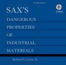 Image for Sax&#39;s Dangerous Properties of Industrial Materials, Set CD-ROM
