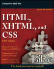 Image for HTML, XHTML, and CSS bible.