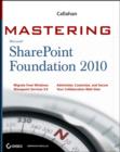 Image for Mastering Microsoft SharePoint Foundation