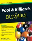 Image for Pool &amp; billiards for dummies