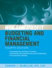 Image for Not-for-Profit Budgeting and Financial Management
