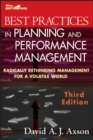 Image for Best Practices in Planning and Performance Management: Radically Rethinking Management for a Volatile World