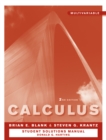 Image for Student Solutions Manual to accompany Calculus: Multivariable 2e
