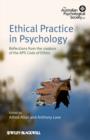 Image for Ethical Practice in Psychology - Reflections      From the Creators of the Aps Code of Ethics