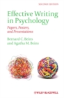 Image for Effective writing in psychology  : papers, posters, and presentations