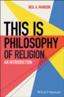 Image for This is Philosophy of Religion