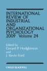 Image for International review of industrial and organizational psychology.Vol. 24, 2009