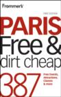 Image for Frommer&#39;s Paris Free and Dirt Cheap