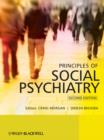 Image for Principles of Social Psychiatry