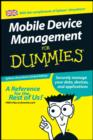 Image for Mobile Device Management for Dummies