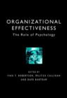Image for Organizational Effectiveness : The Role of Psychology