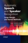Image for Automatic speech and speaker recognition  : large margin and kernel methods