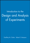 Image for Introduction to the Design and Analysis of Experiments