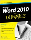 Image for Word 2010 for dummies