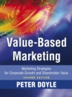 Image for Value-based marketing  : marketing strategies for corporate growth and shareholder value