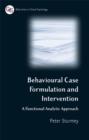 Image for Behavioral Case Formulation and Intervention - A Functional Analytic Approach