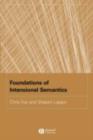 Image for Foundations of intensional semantics