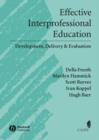 Image for Effective Interprofessional Education