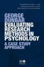 Image for Evaluating Research Methods in Psychology - A Case Study Approach