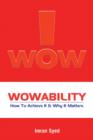Image for Wowability  : how to achieve it and why it matters