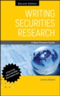 Image for Writing Securities Research: A Best Practice Guide