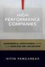 Image for High performance companies: successful strategies from the world&#39;s top achievers