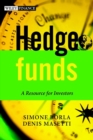 Image for Hedge funds  : a resource for investors