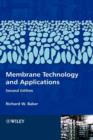 Image for Membrane technology and applications