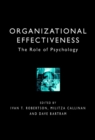 Image for Organizational effectiveness: the role of psychology