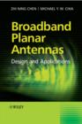Image for Broadband planar antennas: design and applications